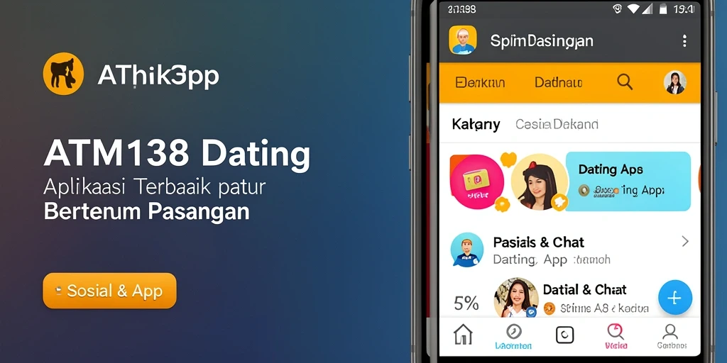 Tampilan antarmuka aplikasi ATM138 yang menarik dan mudah digunakan.