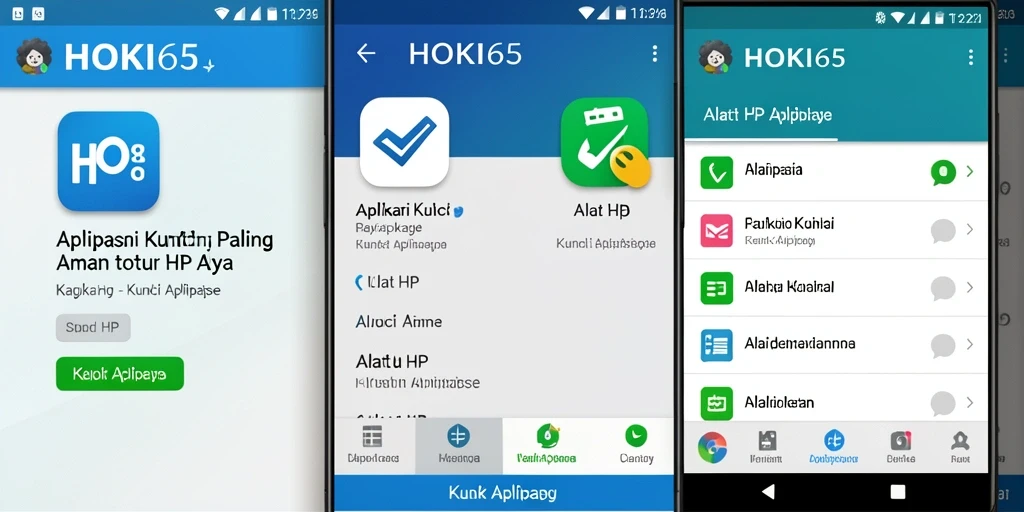 Tampilan antarmuka HOKI65 yang sederhana dan fungsional