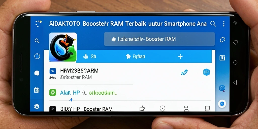 Tampilan antarmuka SIDAKTOTO yang user-friendly untuk optimasi RAM.