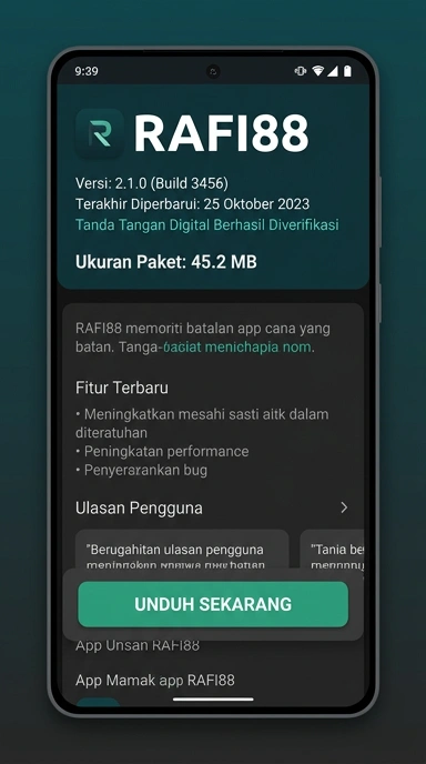 Panduan Tepat Unduh APK rafi88 untuk Android