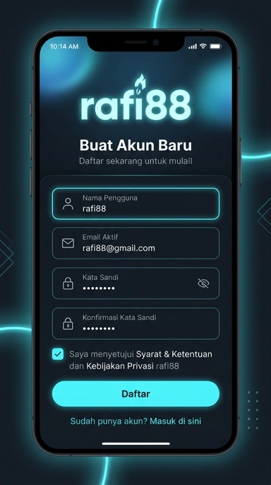Panduan Membuat Akun Baru di rafi88